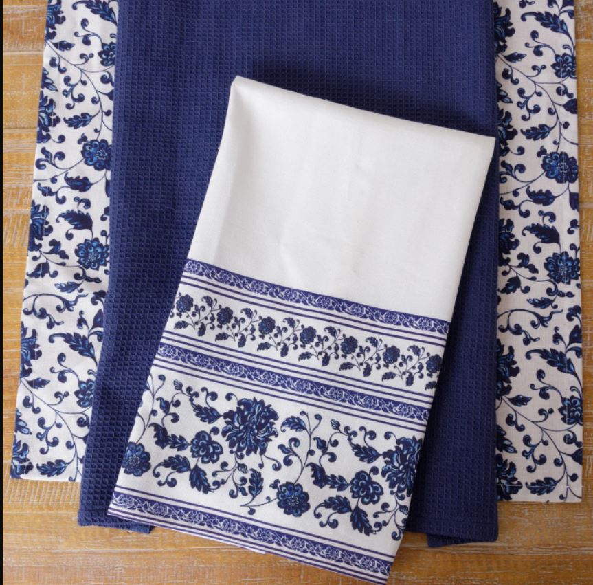 Canton Blue Tea Towel