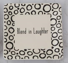 Load image into Gallery viewer, Appetizer Plate - Words, Black and White
