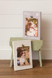 Paw Prints on Your Heart - Photo Frame