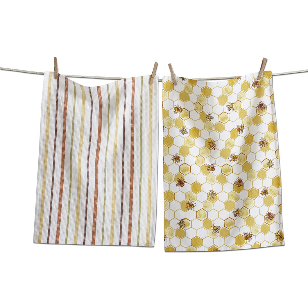 Beehive Dish Towel Set