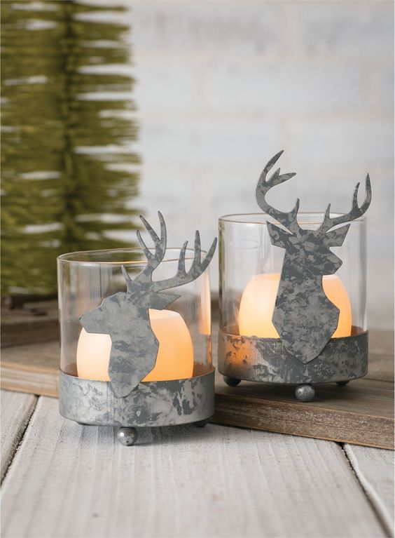 Deer Candle Holder