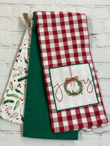 Christmas Joy Dish Towel Set