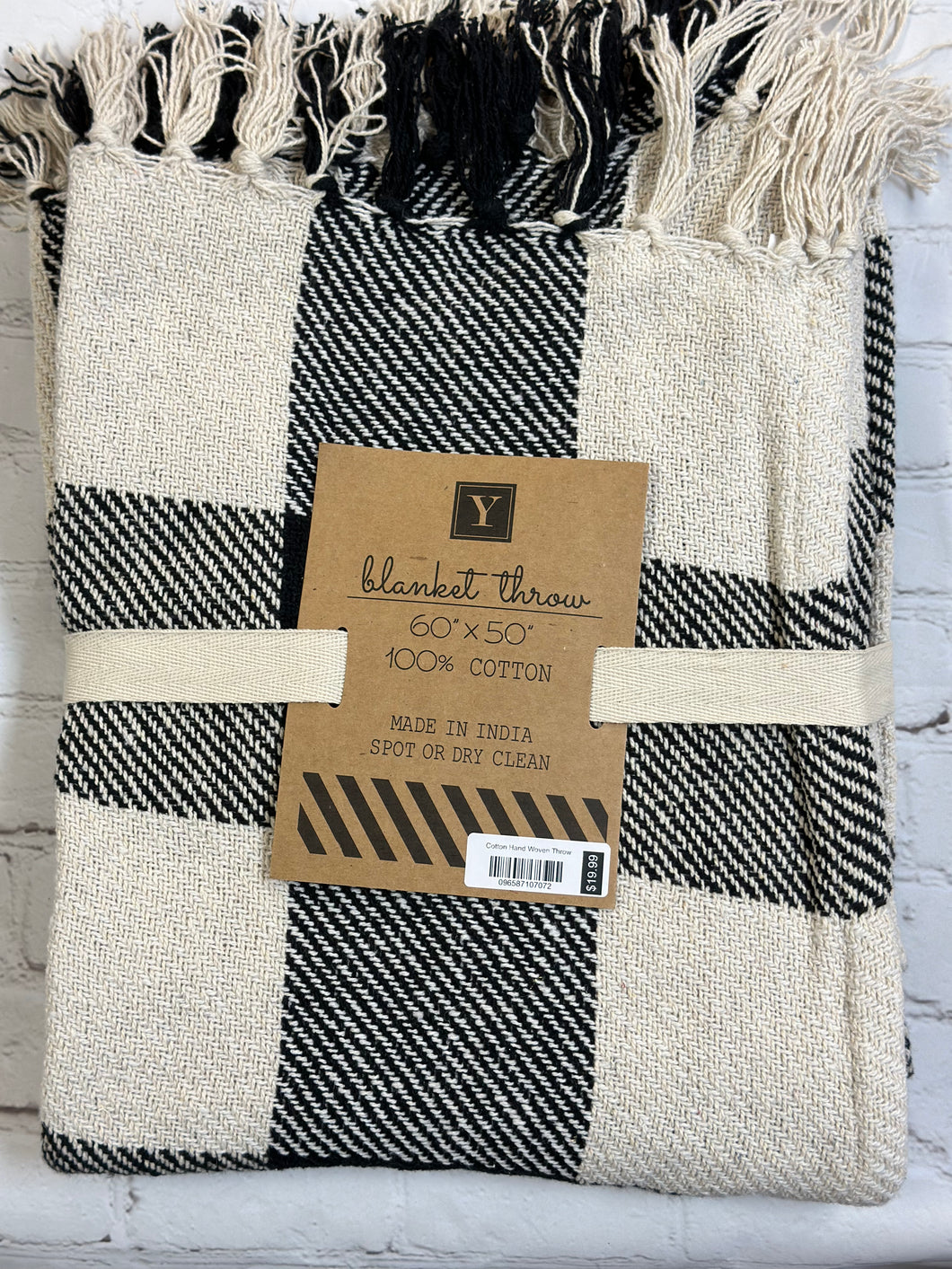 Cotton Hand Woven Throw